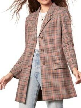 BB Dakota Boyfriend Plaid Blazer